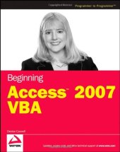 book Beginning Access 2007 VBA