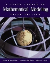 book First Course in Mathematical Modeling