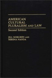 book American Cultural Pluralism and Law: Second Edition