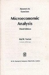 book Solution Manual to Microeconomic Analysis, 3rd Edition