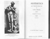 book Aesthetics: Lectures on Fine Art. Volume I