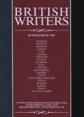 book British Writers: Supplement VIII