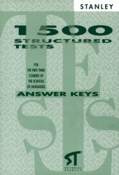 book 1500 structured tests: key book