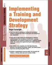 book Developing and Implementing a Training and Development Strategy (Training & Development)