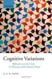 book Cognitive Variations: Reflections on the Unity and Diversity of the Human Mind