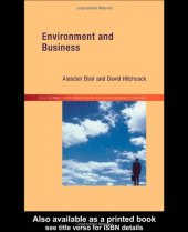 book Environment and Business (Routledge Introductions to Environment)