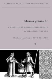 book Musica Getutscht: A Treatise on Musical Instruments (1511)