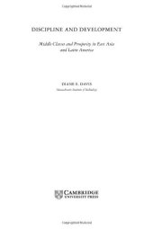 book Discipline and Development: Middle Classes and Prosperity in East Asia and Latin America