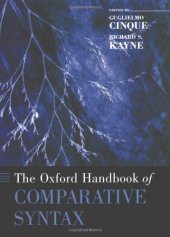 book The Oxford Handbook of Comparative Syntax (Oxford Handbooks)