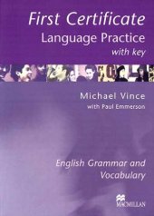 book First Certificate Language Practice: With Key