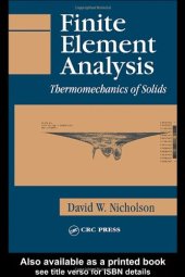 book Finite Element Analysis: Thermomechanics of Solids