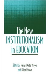 book The New Institutionalism in Education