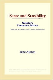 book Sense and Sensibility (Webster's Thesaurus Edition)