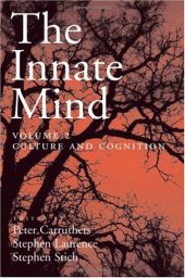 book The Innate Mind: Volume 2: Culture and Cognition (Evolution and Cognition Series)