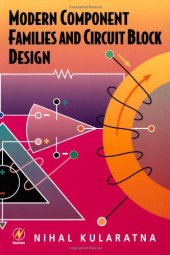 book Modern Component Families and Circuit Block Design