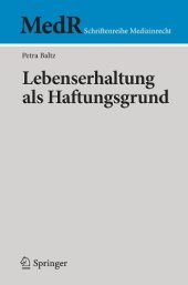 book Lebenserhaltung als Haftungsgrund