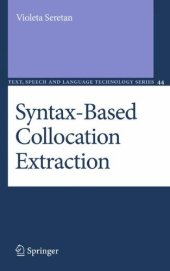 book Syntax-Based Collocation Extraction