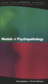 book Models of Psychopathology (Core Concepts in Therapy)