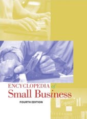 book Encyclopedia of Small Business, 4th Edition