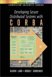 book Developing Secure Distributed Systems with CORBA