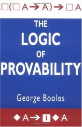 book The Logic of Provability