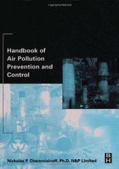 book Handbook of Air Pollution Prevention and Control, First Edition