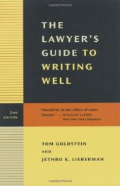 book The Lawyer's Guide to Writing Well, Second Edition