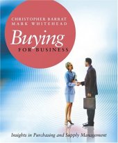 book Buying for Business: Insights in Purchasing and Supply Management
