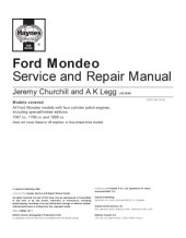 book Ford Mondeo 1993-1996 Service and Repair Manual (Haynes Manuals)