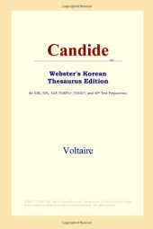 book Candide (Webster's Korean Thesaurus Edition)