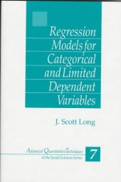 book Regression Models for Categorical and Limited Dependent Variables