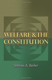 book Welfare and the Constitution (New Forum Books)