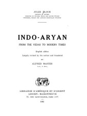 book Indo-Aryan from the Vedas to Modern Times