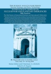 book International Seminar on Nuclear War And Planetary Emergencies: 34th Session (Science and Culture Series -- Nuclear Strategy and Peace Tec)