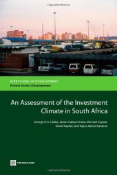 book An Assessment of the Investment Climate in South Africa (Directions in Development)