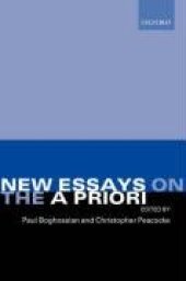 book New Essays on the A Priori