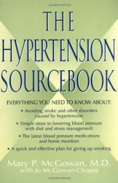 book The Hypertension Sourcebook