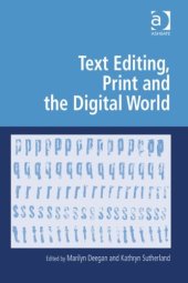 book Text Editing, Print and the Digital World