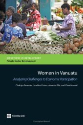 book Women in Vanuatu: Analyzing Challenges to Economic Participation (Directions in Development)