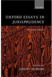 book Oxford Essays in Jurisprudence: Fourth Series