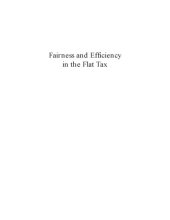 book Fairness and Efficiency in the Flat Tax