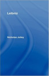 book Leibniz (Routledge Philosophers)