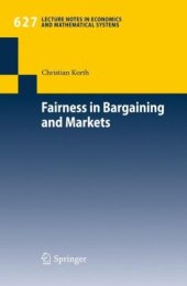 book Fairness in Bargaining and Markets