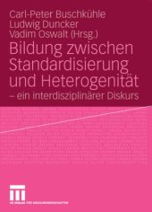 book Bildung zwischen Standardisierung und Heterogenität: - ein interdisziplinärer Diskurs