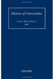 book History of Universities: Volume XXII 2