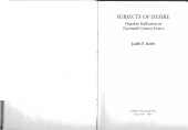 book Subjects of Desire: Hegelian Reflections in Twentieth-Century France