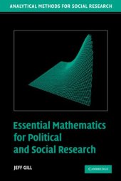 book Essential Mathematics for Political and Social Research (Analytical Methods for Social Research)