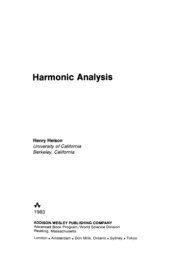 book Harmonic Analysis