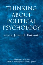 book Thinking about Political Psychology