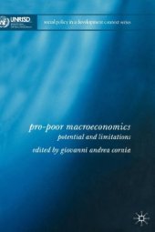 book Pro-Poor Macroeconomics: Potential and Limitations (Social Policy in a Development Context)